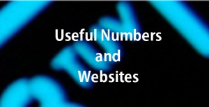 Useful Numbers and Websites