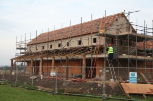 Wroxeter Villa Under Construction The Wroxeter Villa Under Construction