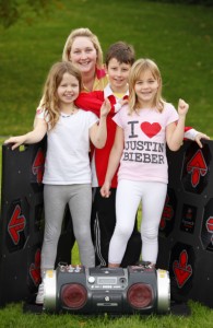 Oakengates Leisure Centre has been holding dance mat sessions for children. Pictured is Laura Freeman (Kids Club Leader), Anna Green in pink, Georgia Jones in white, and Max Jones. Oakengates Leisure Centre has been holding dance mat sessions for children. Pictured is Laura Freeman (Kids Club Leader), Anna Green in pink, Georgia Jones in white, and Max Jones.