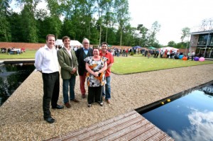 James Thompson, managing director of the Sansaw Estate in Hadnall, along with tenants including pharmaceutical firm Dechra, land agents Carter Jonas and marketing firm Yarrington, created a summer fayre outside their award-winning offices. James Thompson, managing director of the Sansaw Estate in Hadnall, along with tenants including pharmaceutical firm Dechra, land agents Carter Jonas and marketing firm Yarrington, created a summer fayre outside their award-winning offices.