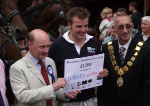 Shrewsbury businesses helped raise £1,200 for the challenge Shrewsbury businesses helped raise £1,200 for the challenge. Photo: Liam Thomas.