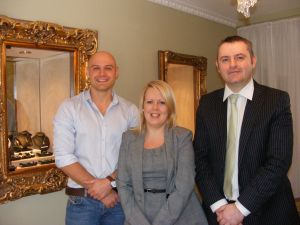 Stuart Woodings, Charlotte Nutting of Linder Myers and Stephen Evans of Pooks.