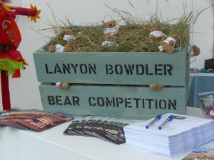 Burwarton Show 2011 More than 250 people entered a competition to guess how many of the infamous Lanyon Bowdler teddy bears were hiding in a hay filled crate.