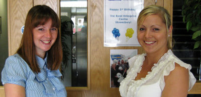 Vicky Barnes, Centre Manager and Michelle Jones, Receptionist. Vicky Barnes, Centre Manager and Michelle Jones, Receptionist.