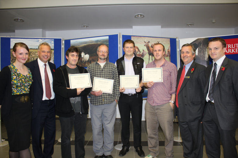 Janine Heath, Simon Keeble, Martin James, Richard Greswell, James Smith, Tom Williams, Tony Morris-Eyton from Savills and Jack Tavernor from Strutt and Parker.