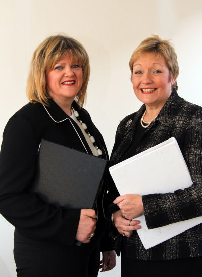 Gillian Cheshire and Diane Rawstorne