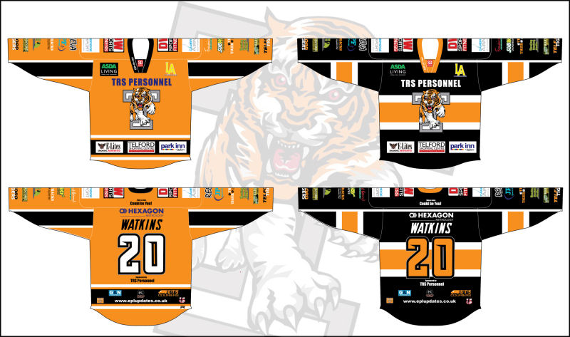 The new TRS Telford Tigers strip for the 2012/13 season. The new TRS Telford Tigers strip for the 2012/13 season.
