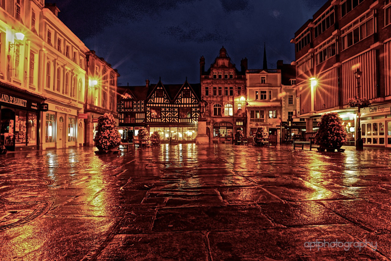 An image of The Square in Shrewsbury taken by Adam Telford.