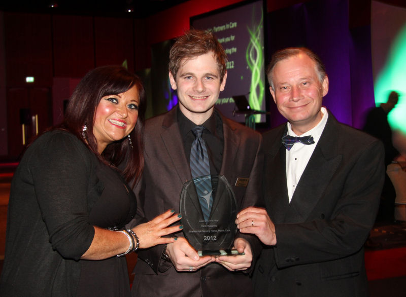 Stretton Hall Nurse Manager Lindsey Marren Keith Baggaley Director of Morris Care Tim Morris. Stretton Hall Nurse Manager Lindsey Marren Keith Baggaley Director of Morris Care Tim Morris.