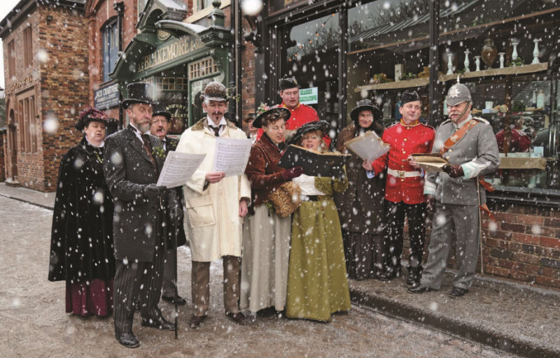 Blists Hill carol singing.
