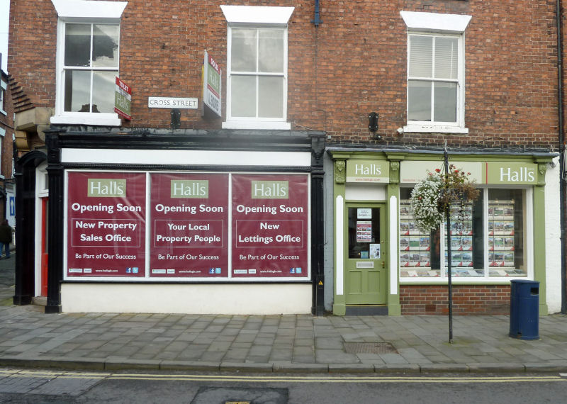 Halls’ expanding Ellesmere office. Halls’ expanding Ellesmere office.