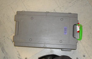 A cashpoint cassette which held bank notes has been recovered by police alongside the M6 in Cheshire.