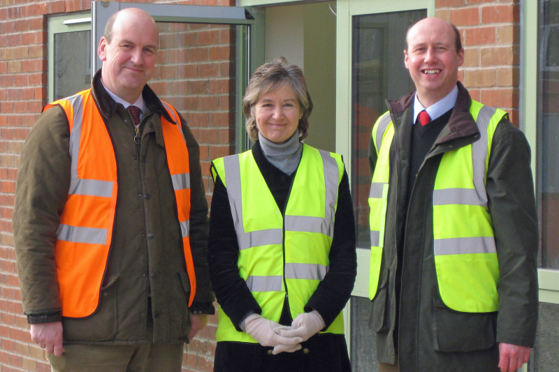 Joyce Jagger of Battlefield 1403 with Halls’ fine art director Jeremy Lamond (left) and senior auctioneer and valuer Andrew Beeston. Joyce Jagger of Battlefield 1403 with Halls’ fine art director Jeremy Lamond (left) and senior auctioneer and valuer Andrew Beeston.