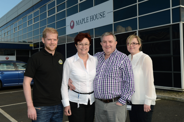 Kristian Lea, Carol Cosgrove, Mike Cosgrove and Zoe Cosgrove. Kristian Lea, Carol Cosgrove, Mike Cosgrove and Zoe Cosgrove.