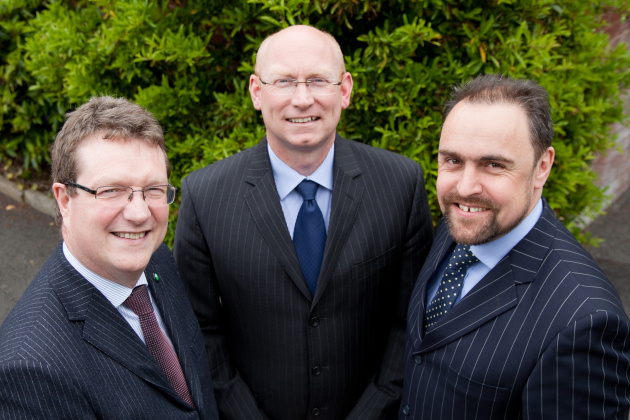 Gary Halpin, Rob Andrews and Julian Palmer from Andrews Law.