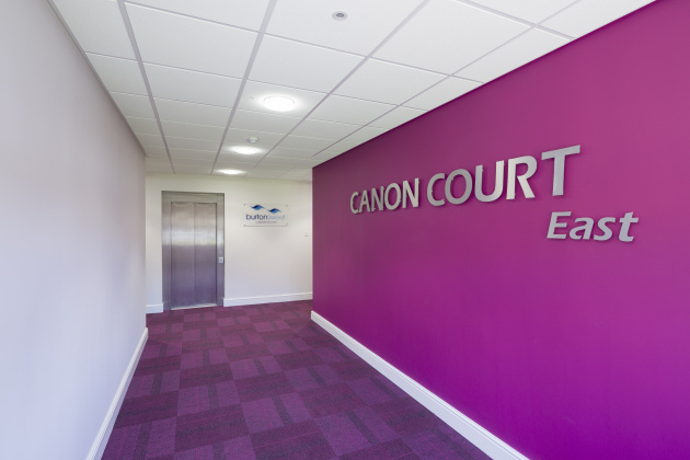 The Abbey Lawn Canon Court East Entrance.