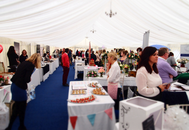 The successful wedding fayre at the weekend.