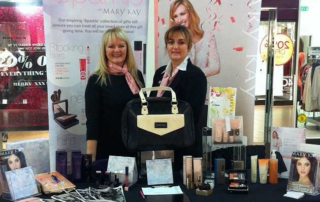 Debbie Dey and Lesley Pascall from Mary Kay.