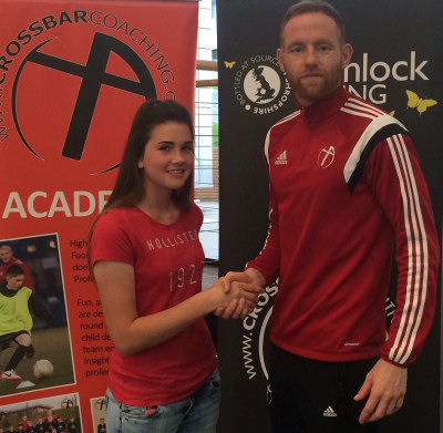 Sophie Johnson with Gavin Cowan