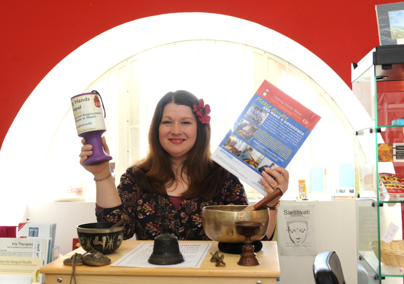 Sarah Jane Luck, who owns handicraft and gift shop