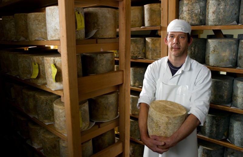 Cheese-maker Dudley Martin