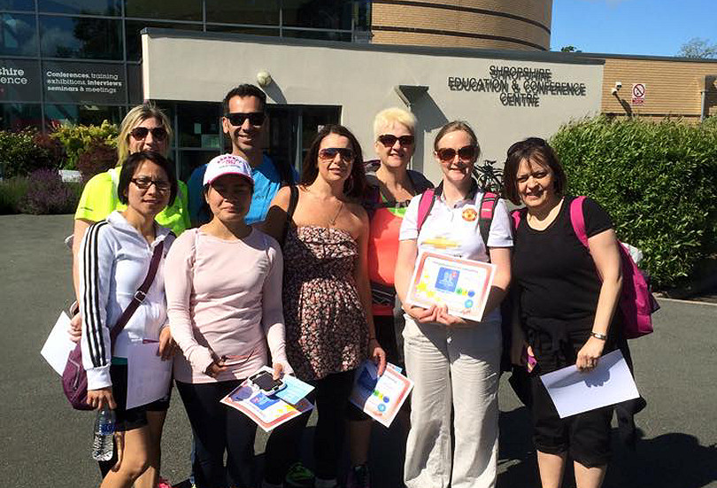 Staff from Ward 22 T/O at the Royal Shrewsbury Hospital
