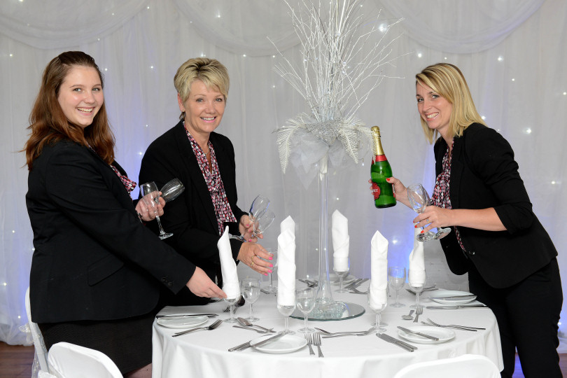 Sian Seymour, Darryl-Ann Brooks and Amanda Round, of The Wroxeter Hotel