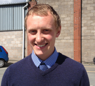 Hefin Rowlands, who has joined Wynnstay as an Animal Health Specialist