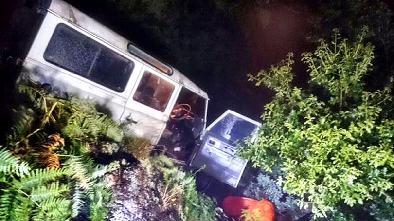 Emergency services worked together on the Wrekin to rescue the man. Photo: @SFRSWellington
