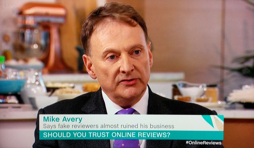 Mike Avery, owner of Cromwell’s in Shrewsbury featured on this morning. Photo: itv / this morning