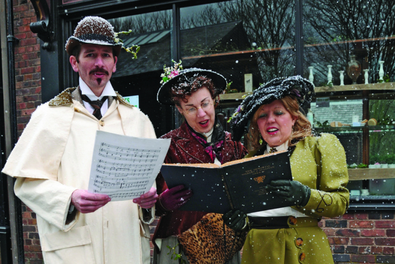 Blists Hill Victorian Town Christmas carol singing