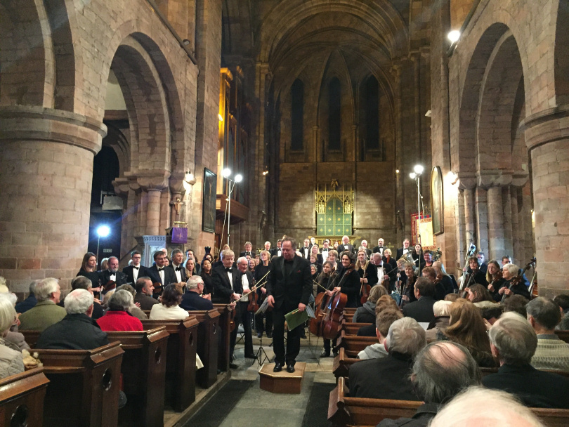 Shrewsbury Symphony Orchestra’s Concert on Wednesday 16th March 2016 at Shrewsbury Abbey