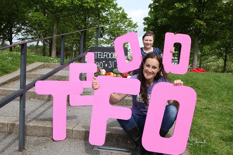 Beth and Alex from Shropshire Festivals who are organising the Telfood Feastival