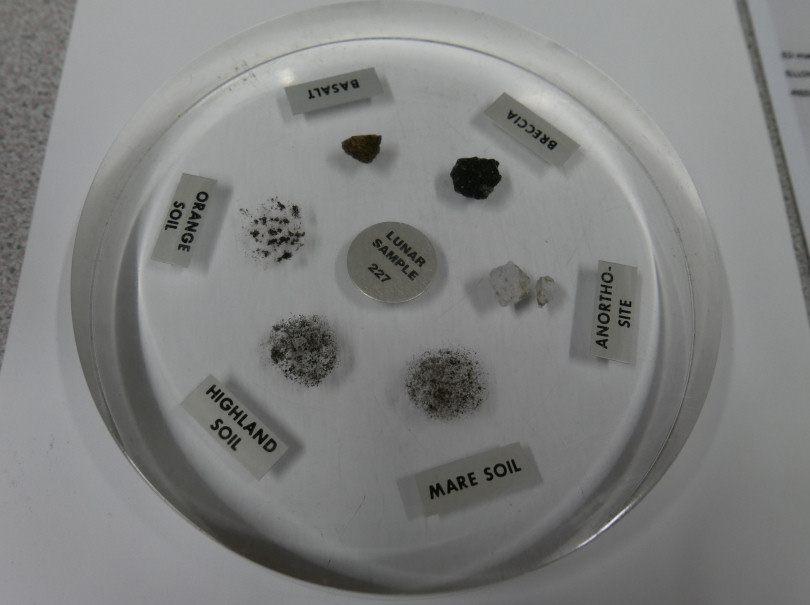 Moon rocks from STFC 1 & NASA (1 Science Technology Facilities Council)