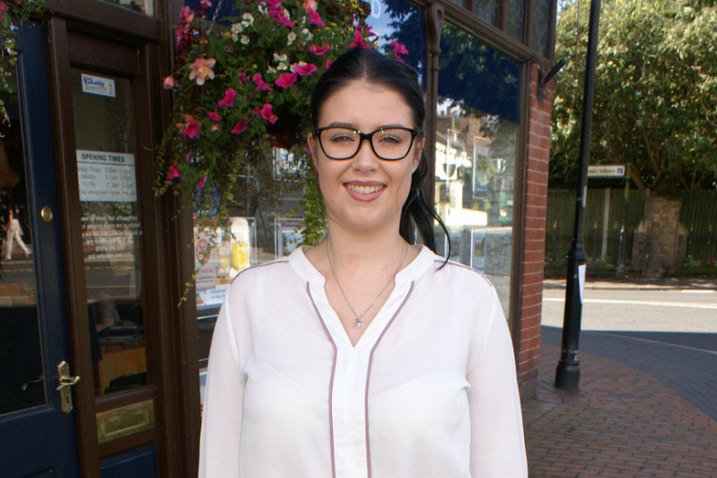 “I enjoyed my work experience so much I hoped Harwood would consider me for an apprenticeship,” said Charlotte.