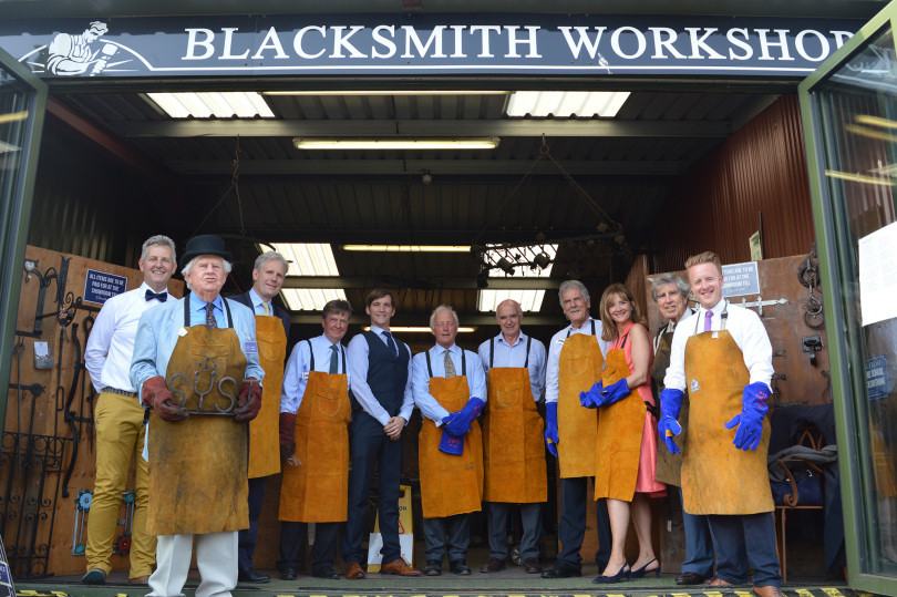Clive Knowles - Chairman of the British Ironwork Centre, Michael Stoddart – SYST Trustee, Rupert Kenyon-Slaney – SYST Trustee, Robert Whitmore – SYST Trustee, Richard Nuttall – SYST Business Centre Manager, Robert Bland – SYST Chairman, Richard Clowes – SYST Trustee, Mike Paul – SYST, Alison Dixon – SYST Trustee, Chris Johnson – SYST Trustee, Rob Hughes SYST Trustee