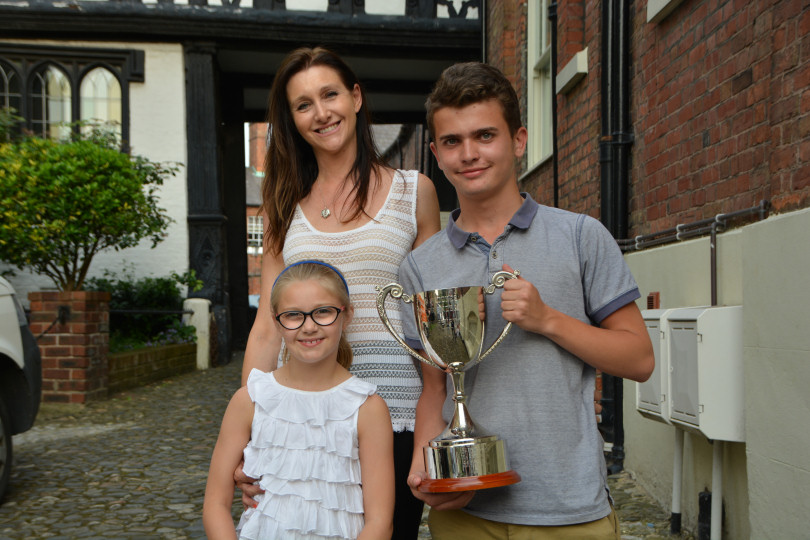 Coco Brookes, Deborah Hill-Brookes and Oliver Davies