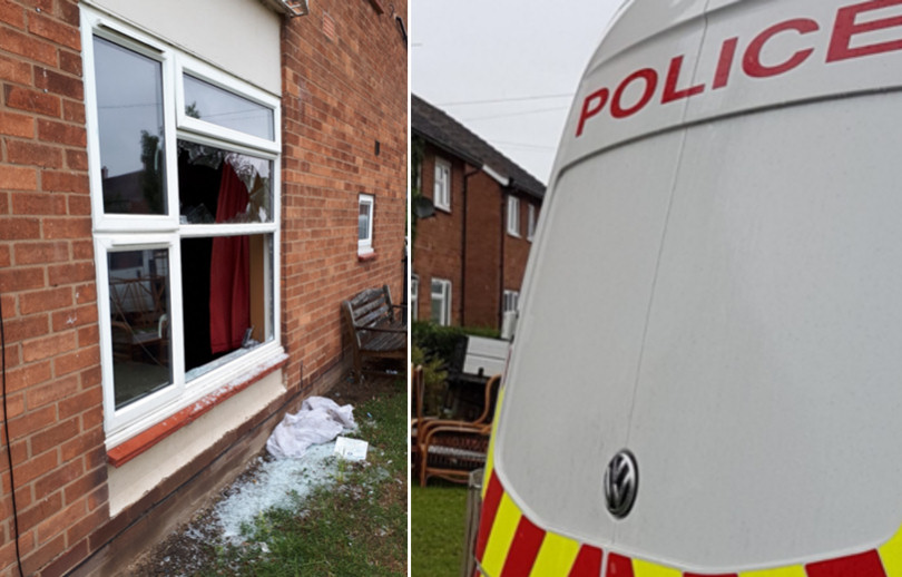 Police executed a warrant at three addresses in the Ditherington area of Shrewsbury. Photo: West Mercia Police