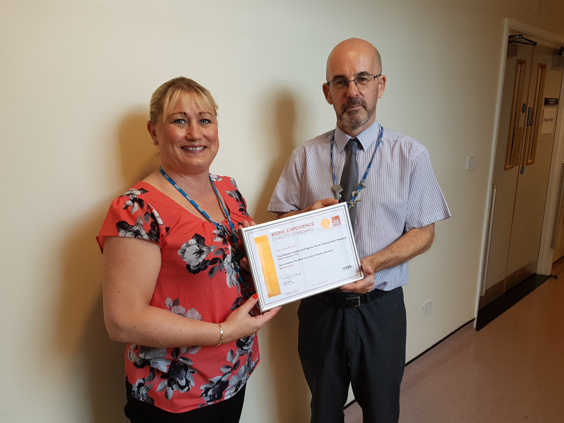 Jo Bayliss, Training Manager at RJAH and Allen Edwards, Training Advisor at RJAH