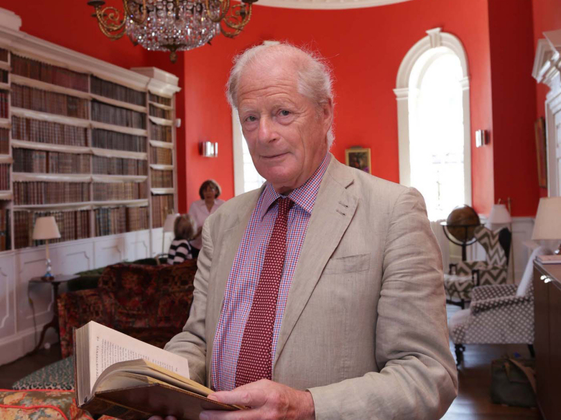 Philip Godsal of Iscoyd Park, near Whitchurch in the library