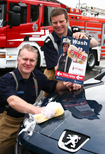 Shropshire firefighters to hold Saturday charity car washes