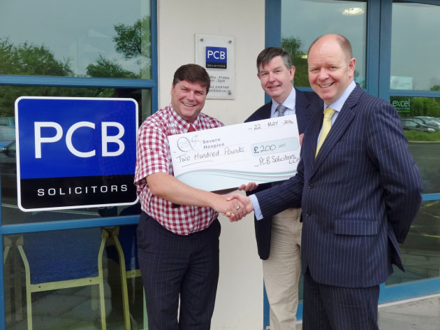 Shropshire legal firm tuck in to raise funds for Severn Hospice