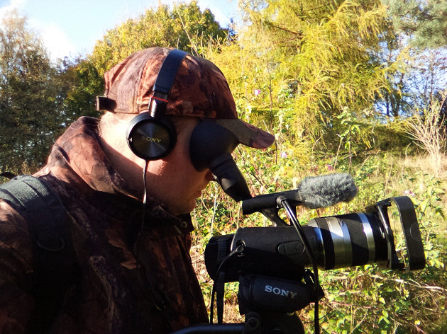 Shropshire photographer making wildlife film for school children