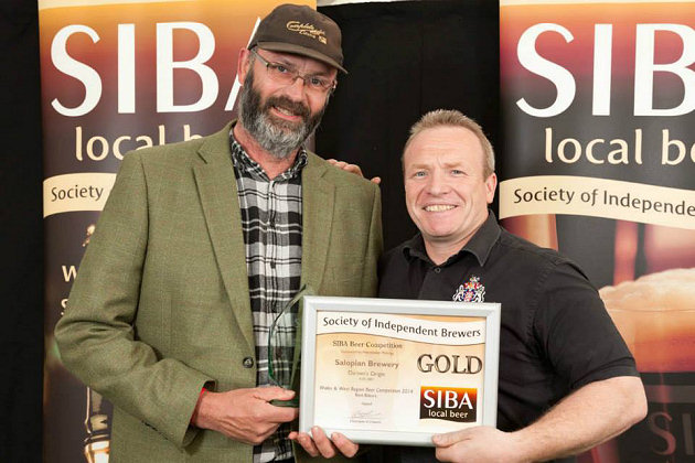 Salopian Brewery gains gold at Ludlow Spring Food Festival