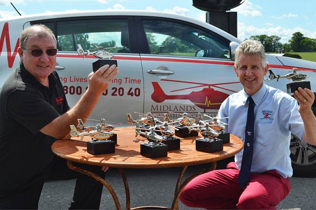 Ironwork centre creates trophies for Midlands Air Ambulance