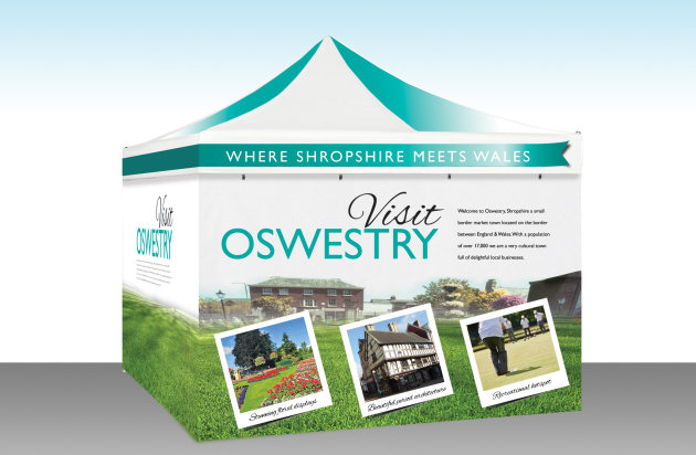 Pop up promotion for Oswestry