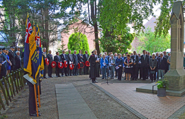 Service remembers Shrewsbury men killed in Great War