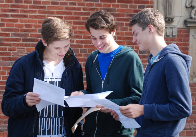 Shropshire students collect their A Level results