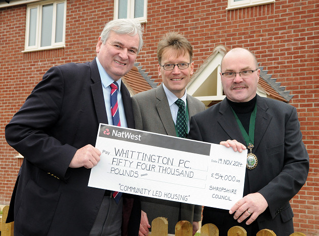 Oswestry community celebrates new approach to local housing