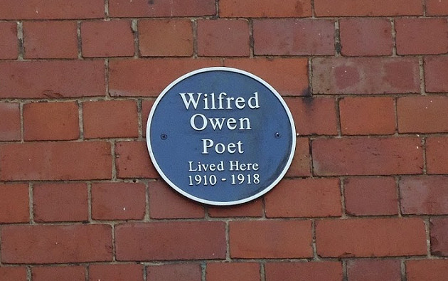 In 2014 English Heritage awarded Wilfred Owen's Shrewsbury home Grade II listed status